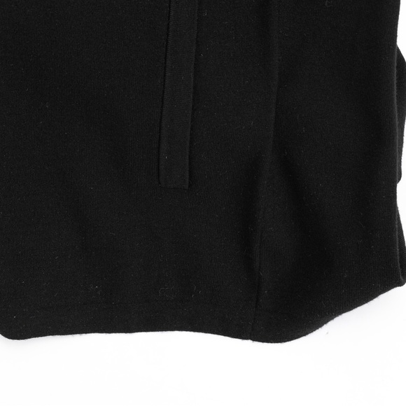 Michael Kors black hooded zipper cardigan sweater jacket urban minimalist XS - Picture 7 of 11